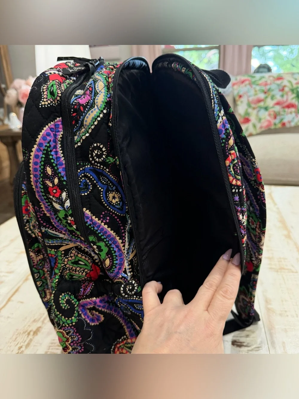 Vera Bradley Backpack Campus Tech Kiev Paisley Retired Bag NWT